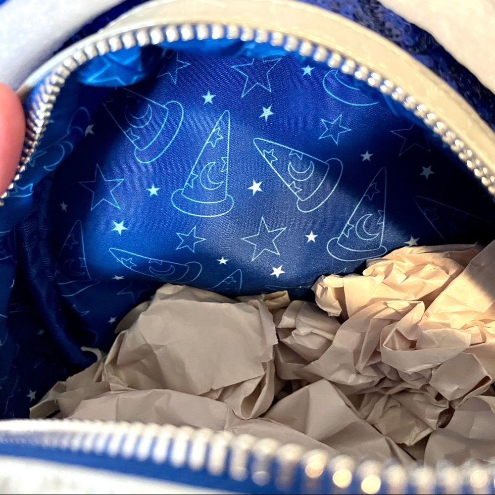 Loungefly Minnie Mouse Wishes Sequined Backpack! Disney Make A Wish! - Picture 6 of 10